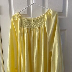 Smocked Flannel Nightgown